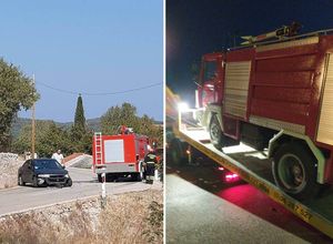 KOMIŽA Vozilo udarilo u vatrogascnu cisternu – Nije u voznom stanju