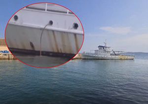 VIDEO Brod zadarskog poduzetnika zagađuje more u uvali Foša