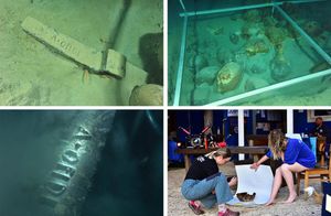 EKSKLUZIVNE SNIMKE Arheolozi otkrili detalje brodoloma kod Letavice, pronađeno i sidro s natpisom