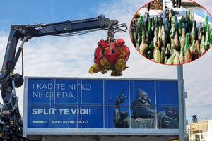 EKO AKCIJA U SPLITU “Moje more 2020.” – Očišćeno dno bazena Mornar, otpad preimenovan u natjecatelje