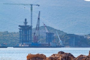 NEMA ZASTOJA Radovi na Pelješkom mostu teku po planu