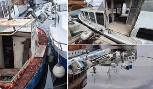 FOTO Tko je dozvolio groblje brodova i zagađenje mora u Šibeniku?