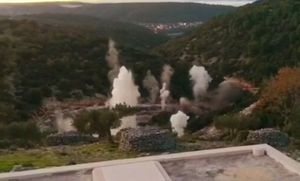 JEDAN BRAČ Miniranjem terena nastavljaju se radovi na izgradnji ceste Pučišća – Povlja