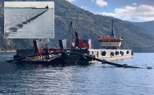 Komiža dobila novi podmorski ispust duljine 1 km