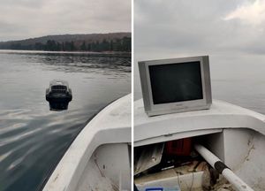 Otišao na lignje i “ulovio” televizor: “Ovo je jako tužno…”