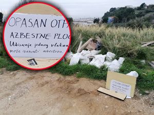 Nasred splitske uvale netko odložio opasne azbestne ploče!