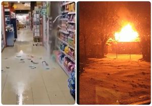 VIDEO Nevrijeme istodobno prouzročilo požar i poplavu u Labinštini