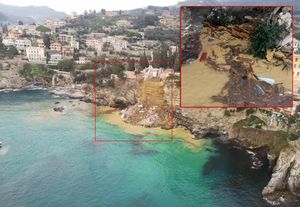 ŠOKANTAN PRIZOR Čitavo groblje u talijanskom gradiću otklizalo u more