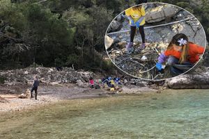 Čišćenjem doplutalog otpada, Dan planeta Zemlje obilježili i u NP Mljet