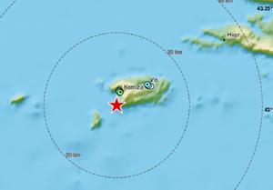 POTRES KOD KOMIŽE “Čulo se kao detonacija, kuća se dobro zatresla”