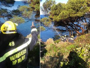 VATROGASNA VJEŽBA Mljetski vatrogasci spremni za najgore