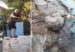 VIDEO Tip s Čiova mrtav-hladan istresao sadržaj svoje septičke jame na plažu s djecom