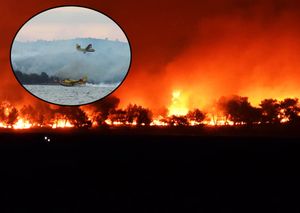 GORI OTOČIĆ LAVDARA Evakuirano 50 osoba, dva vatrogasca ozlijeđena