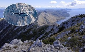 HGSS i HRZ helikopterom izvlačili dehidriranu planinarku s vrha Pelješca