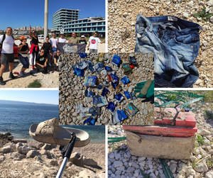 Vrijedni građani čistili smeće sa splitskih plaža i skupili nekoliko vreća kondoma