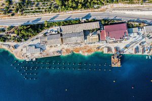 FOTO Zahuktali se 120 milijuna kuna vrijedni radovi na lučkoj infrastrukturi otoka Korčule