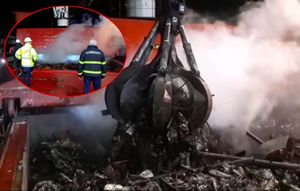 VIDEO Ugašen požar na turskom teretnom brodu u luci Ploče