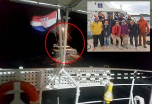 VIDEO Lučka kapetanija Šibenik po nevremenu spašavala Poljake na katamaranu: “Mora je bilo 4, jedva smo ih spasili”
