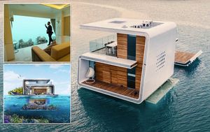 VIDEO Luksuzna plutajuća vila u kojoj spavate pod morem