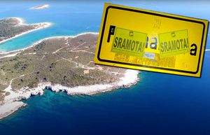 Zbog bespravne gradnje na rtu Kamenjak Premanturu oblijepili “sramotom”