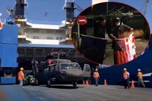 ZAPALILI AMERIČKU, EU I NATO ZASTAVU Grci prosvjeduju protiv pretvaranja svoje luke u ratnu bazu