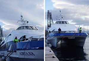 Na Jadrolinijinom katamaranu provedena vježba postupanja u opasnosti od onečišćenja mora
