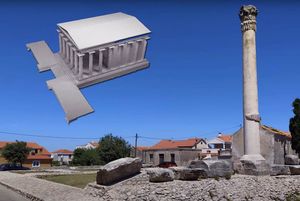VIDEO Predstavljen rimski hram u današnjem Ninu – Najveći antički hram na istočnoj obali Jadrana