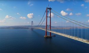 VIDEO Dovršen najveći viseći most na svijetu, koji spaja Europu s Azijom