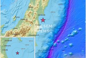 Dva vrlo snažna potresa kod Fukushime