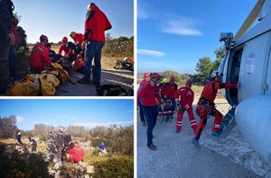 OKONČANA POTRAGA Spašen stariji muškarac na Malom Drveniku