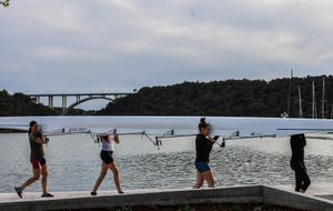 Zajedničke pripreme veslačica i veslača u Skradinu za ovogodišnja natjecanja