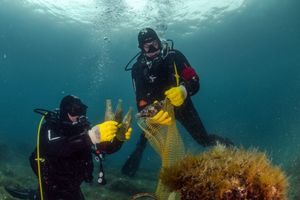 Ronioci kod Selca izronili gotovo 40 kubika otpada