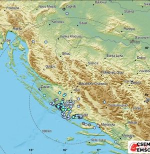 Potres kod Šibenika – 3.3 po Richteru