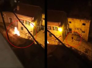 VIDEO: ŠIBENČANI SNIMILI PIROMANA Zapalio raslinje i utekao prije dolaska policije!