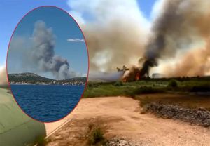 VIDEO Gori arheološki lokalitet kod Šibenika