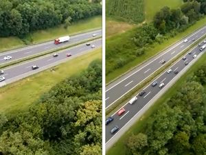 VIDEO Ovako je stanje na cestama prema moru – MUP objavio snimku iz zraka