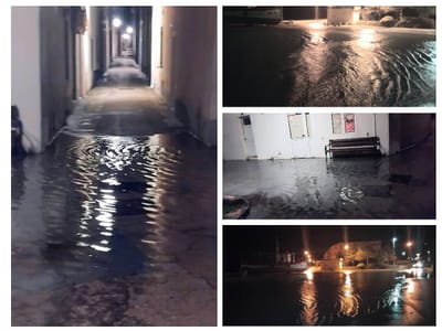 U Pagu more došlo sve do kuća