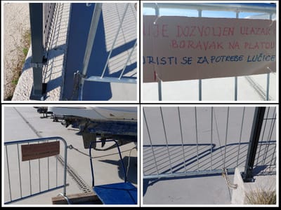 "PRIVATE" Zatvorili pomorsko dobro u Trogiru zbog "sigurnosti djece?!"