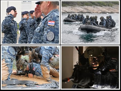 FOTO Novi hrvatski marinci primili beretke