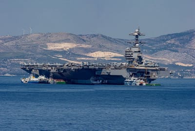 Američki nosač zrakoplova USS Gerald R. Ford uplovio u splitski akvatorij
