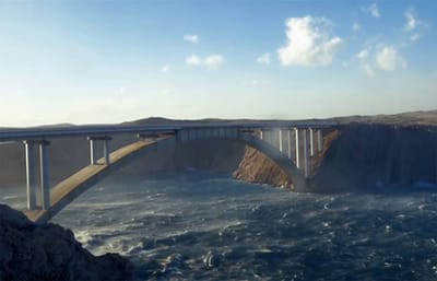 Zbog olujne bure, problemi u prometu u podvelebitskom području