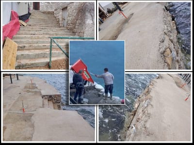 Čestitke bespravnim "injženjerima" sa Šolte: "Bez plana, bez projekta, bez dozvole, bez table, samo trpaj beton, trpaj!"