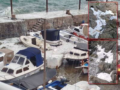 VIDEO Bura raznijela ponton u Lovranu: "Stiropor zagadio cijelu opatijsku rivijeru, zašto koncesionar nije vodio brigu?"