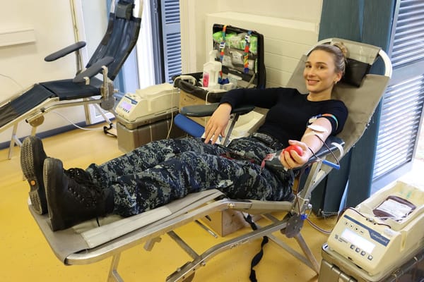 FOTO U vojarni u Lori održana akcija dobrovoljnog darivanja krvi