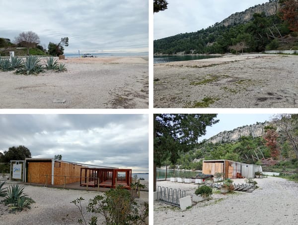 Sa splitske plaže Kašjuni uklonjeni ilegalni štekati i barovi