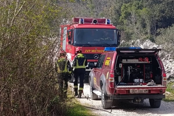 Veliki požar na području Metkovića