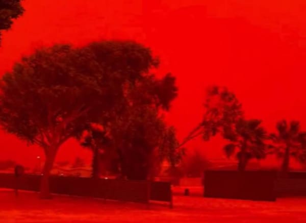 Apokaliptični prizori: "Crveno nebo ujutro, mornarevo upozorenje"