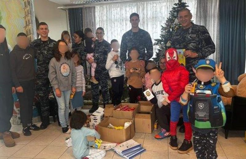 Kadeti Hrvatskog vojnog učilišta "Dr. Franjo Tuđman" darovali obroke djeci bez roditelja