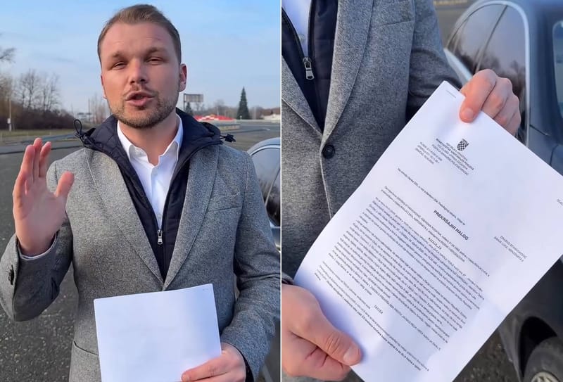 VIDEO Gradonačelnik Banja Luke nakon kukanja za tzv. krajinom platio kaznu na granici s Hrvatskom i sad cmizdri jer ga granična policija pretražuje do detalja!