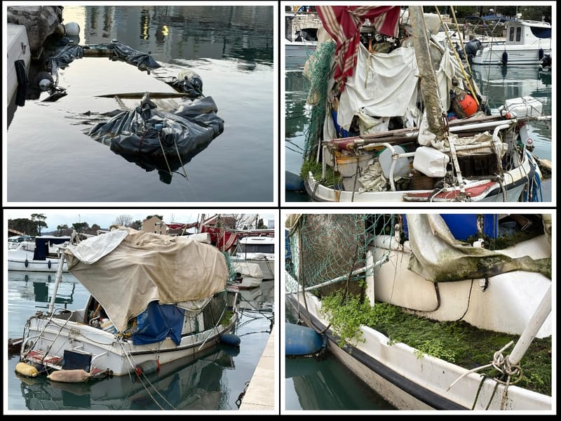 'PIRATI IZ TROGIRA' Fešta od brodova: "Jedan je potonulu brodicu zamotao u najlon, drugi uzgaja mahovinu"